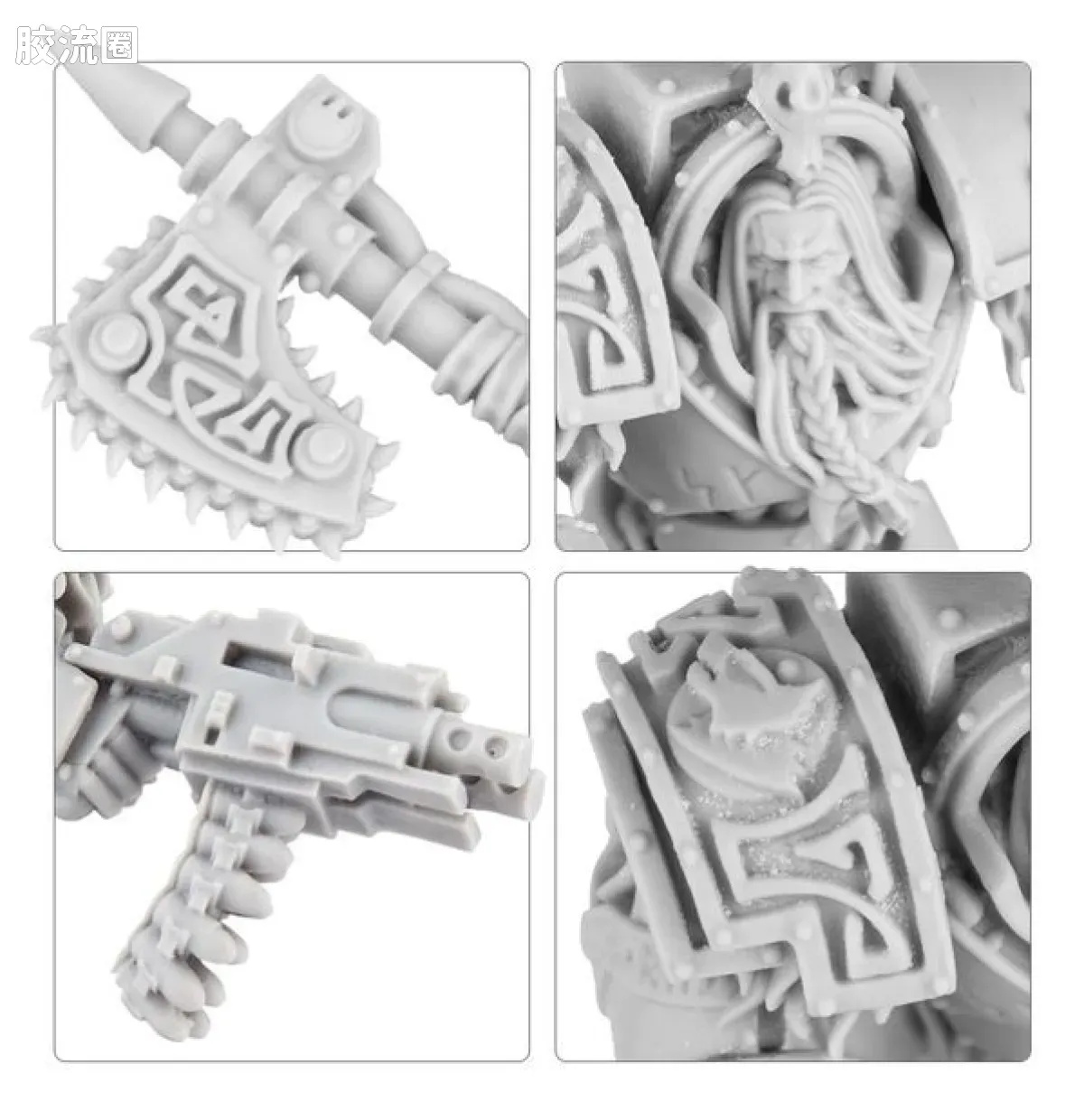 战锤：荷鲁斯之乱 Warhammer: The Horus Heresy Space Wolves 第六军团 太空野狼 初版 瓦拉吉尔野狼守卫终结者小队 - 图片