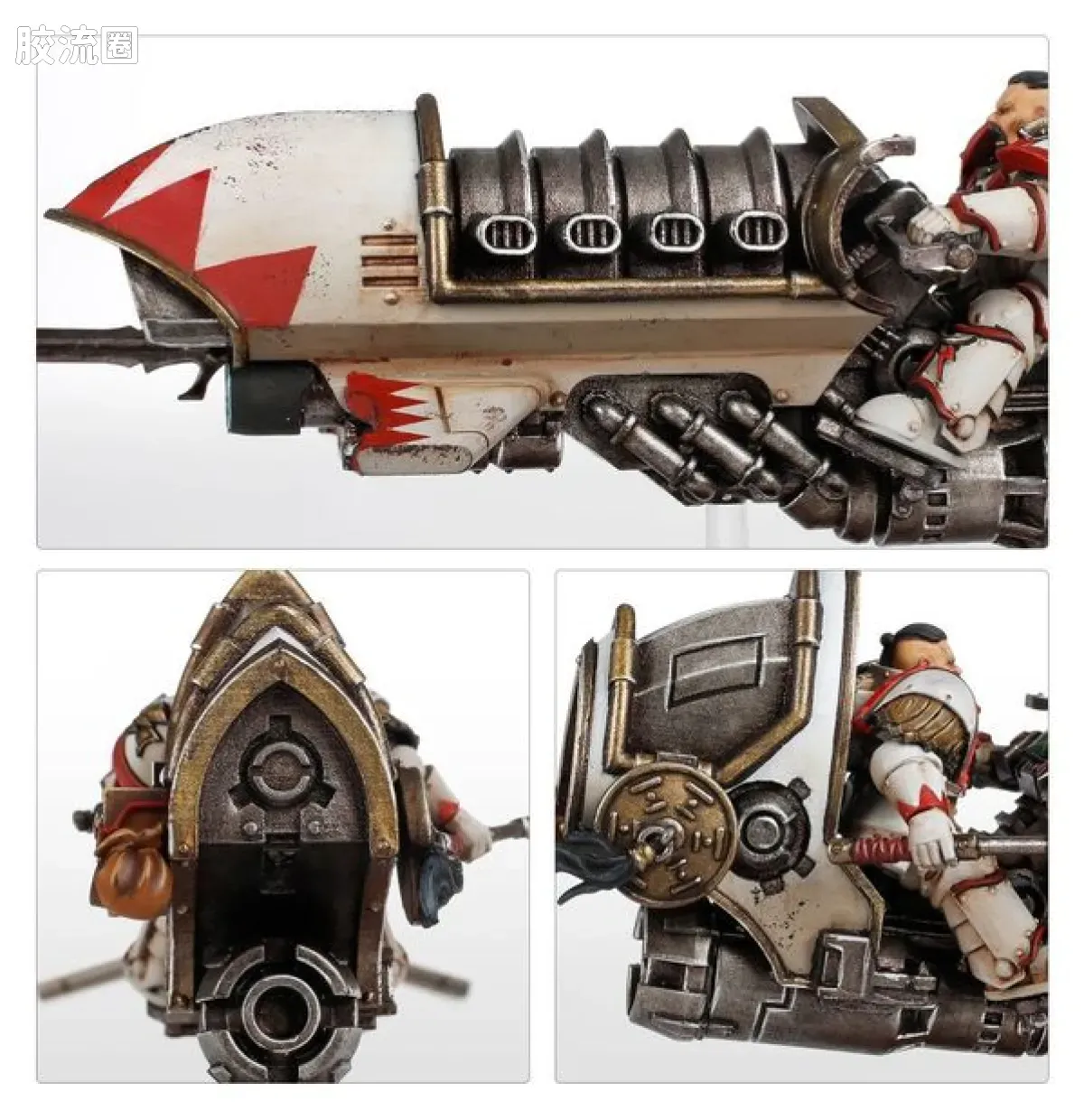 战锤：荷鲁斯之乱 Warhammer: The Horus Heresy White Scars 第五军团 白疤 初版 金怯薛勇士 - 图片