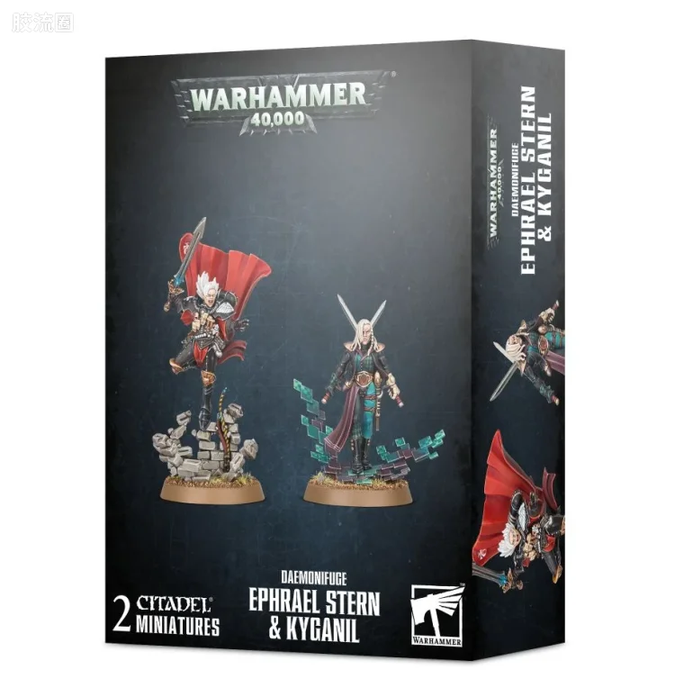 战锤40K Adepta Sororitas 修女会 8版 恶魔驱逐者 伊芙瑞尔·斯特恩和血泪奇加尼尔