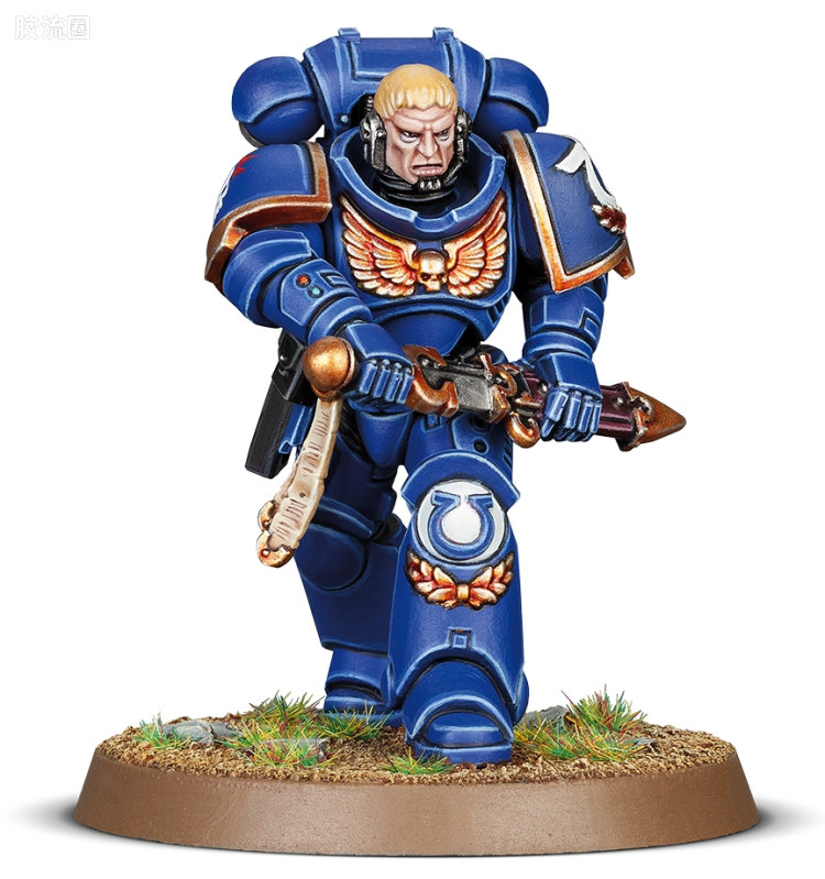 战锤40K Ultramarines 极限战士 8版 限定款 军士 Calsius