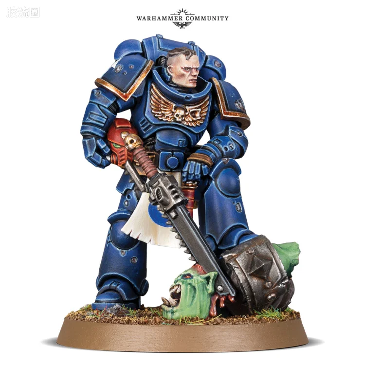 战锤40K Ultramarines 极限战士 8版 限定款 军士Jovan