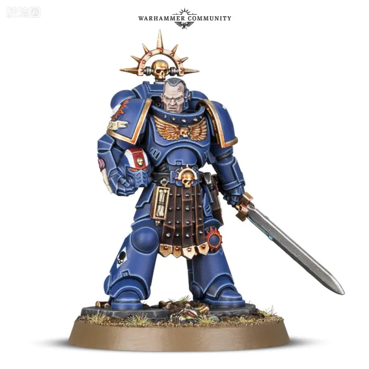 战锤40K Ultramarines 极限战士 8版 限定款 副官 阿穆利乌斯