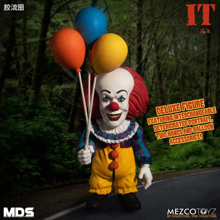 Mezco 娃娃系列 风格/设计师系列 90年电影 小丑回魂 佩尼怀斯