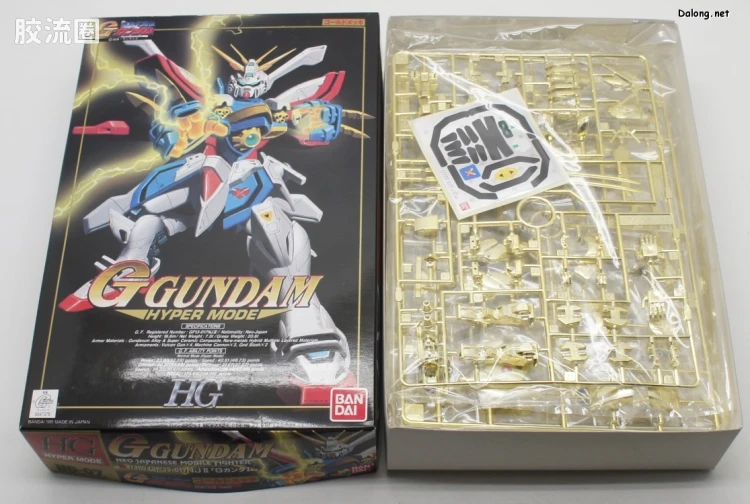 机动武斗传G高达拼装模型 1/100 其他限定版 GF13-017NJ 闪光高达 超级模式 金色电镀版 - 图片