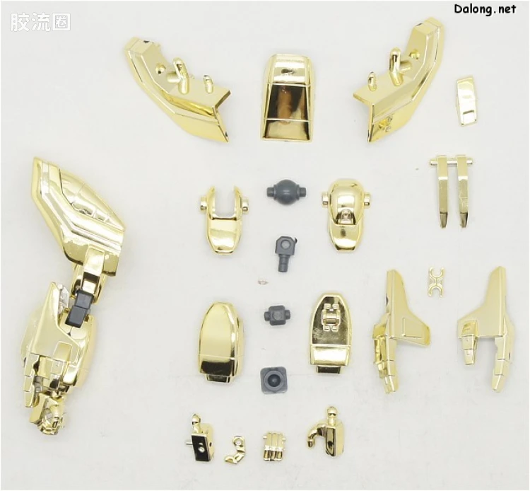 机动武斗传G高达拼装模型 1/100 其他限定版 GF13-017NJ 闪光高达 超级模式 金色电镀版 - 图片