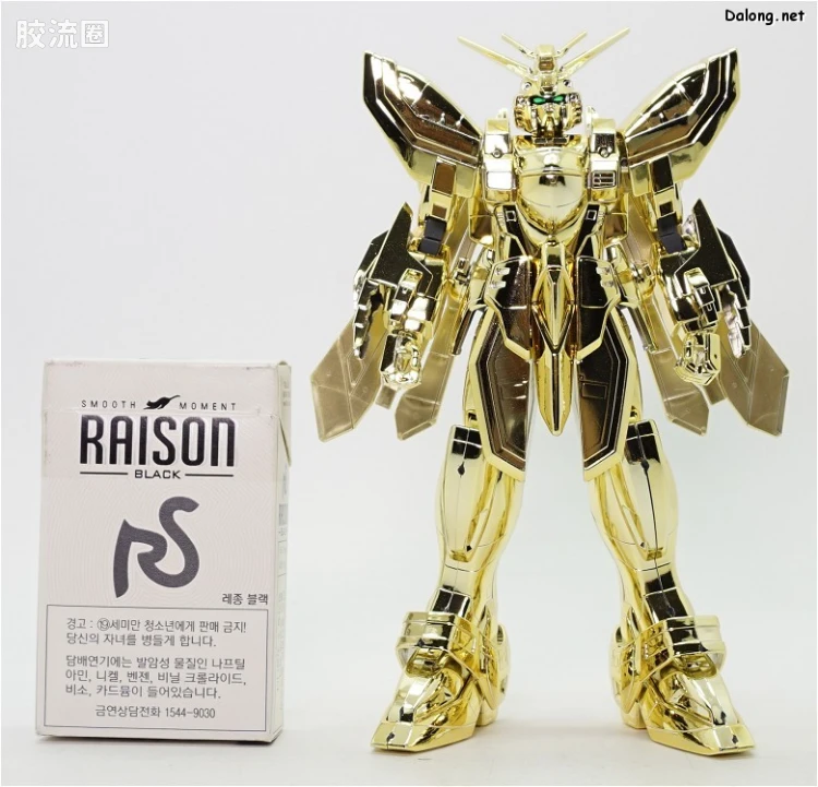 机动武斗传G高达拼装模型 1/100 其他限定版 GF13-017NJ 闪光高达 超级模式 金色电镀版 - 图片