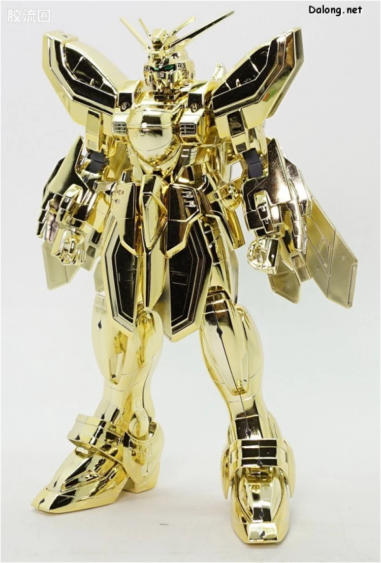 机动武斗传G高达拼装模型 1/100 其他限定版 GF13-017NJ 闪光高达 超级模式 金色电镀版 - 图片