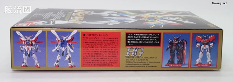 机动武斗传G高达拼装模型 1/100 其他限定版 GF13-017NJ 闪光高达 超级模式 金色电镀版 - 图片
