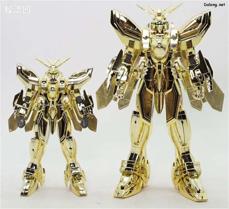 机动武斗传G高达拼装模型 1/100 其他限定版 GF13-017NJ 闪光高达 超级模式 金色电镀版 - 图片