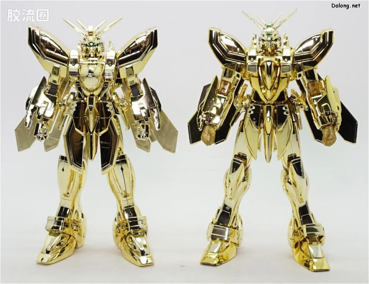 机动武斗传G高达拼装模型 1/100 其他限定版 GF13-017NJ 闪光高达 超级模式 金色电镀版 - 图片