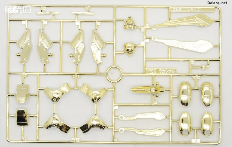 机动武斗传G高达拼装模型 1/100 其他限定版 GF13-017NJ 闪光高达 超级模式 金色电镀版 - 图片
