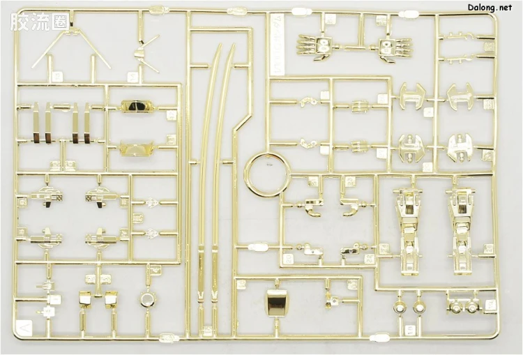 机动武斗传G高达拼装模型 1/100 其他限定版 GF13-017NJ 闪光高达 超级模式 金色电镀版 - 图片