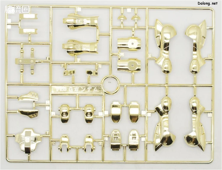 机动武斗传G高达拼装模型 1/100 其他限定版 GF13-017NJ 闪光高达 超级模式 金色电镀版 - 图片