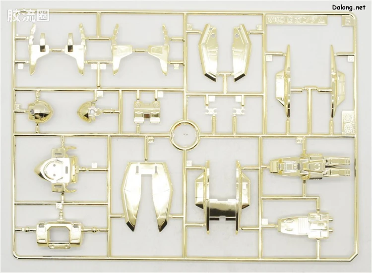 机动武斗传G高达拼装模型 1/100 其他限定版 GF13-017NJ 闪光高达 超级模式 金色电镀版 - 图片