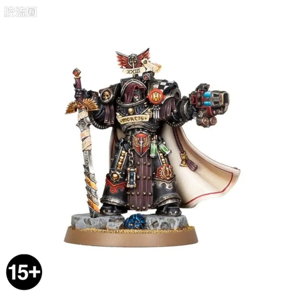 战锤：荷鲁斯之乱 Warhammer: The Horus Heresy Dark Angels 第一军团 黑暗天使 2版 马杜克·塞德拉斯 第二十三骑士团领主 - 图片