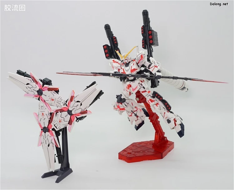 HGUC 普通版 h199 全武装独角兽高达 [毁灭模式/红色Ver.] - 图片