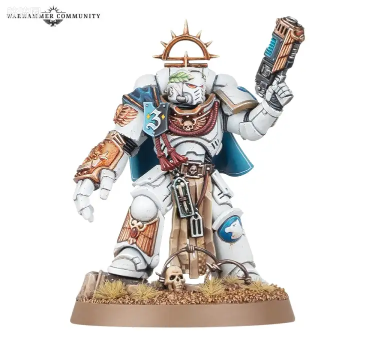 战锤40K Space Marines 星际战士各分支战团特有单位 9版 白色执政官 连长 维特里安·梅西尼乌斯