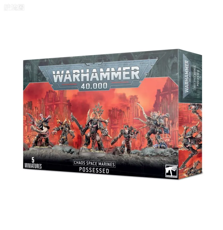 战锤40K Chaos Space Marines 混沌星际战士 9版 附魔战士