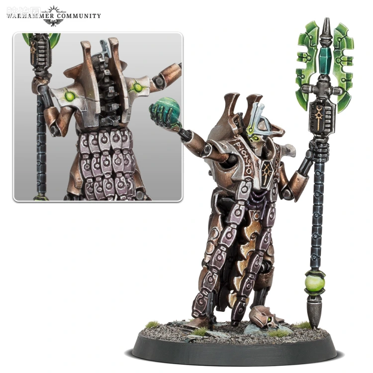 战锤40K Necron 太空死灵 9版 限定款 荣耀的哈斯莫特菲领主