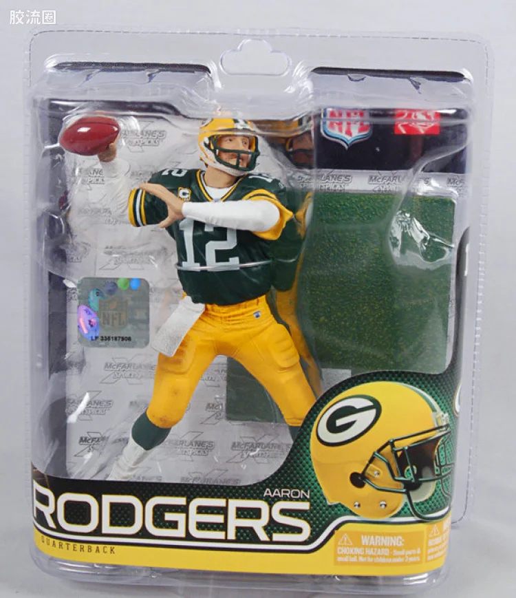 麦克法兰NFL美式足球系列玩具 第27代 AARON RODGERS 3