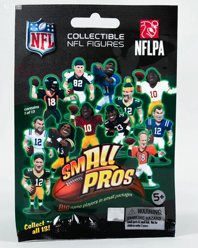 麦克法兰NFL美式足球系列玩具 Small Pros Series 1 AARON RODGERS