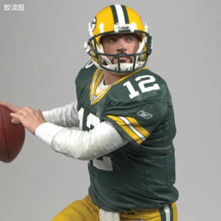 麦克法兰NFL美式足球系列玩具 第21代 AARON RODGERS
