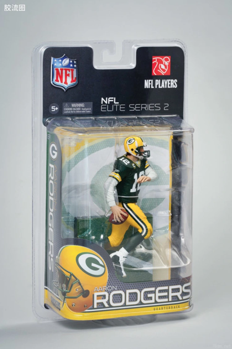 麦克法兰NFL美式足球系列玩具 ELITE第2代 AARON RODGERS