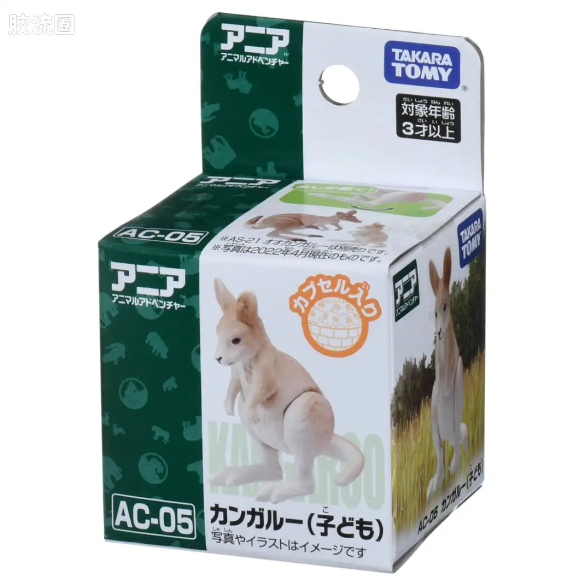 动起来的动物图鉴 动物冒险 AC系列 AC-05 袋鼠(幼崽)