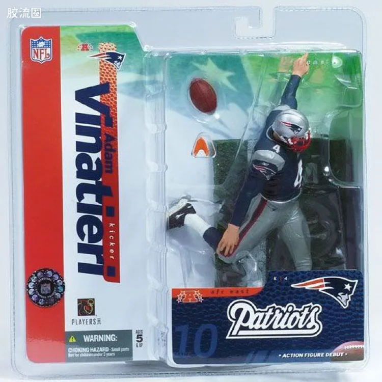 麦克法兰NFL美式足球系列玩具 第10代 ADAM VINATIERI