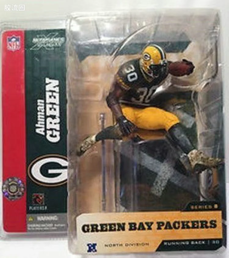 麦克法兰NFL美式足球系列玩具 第8代 AHMAN GREEN