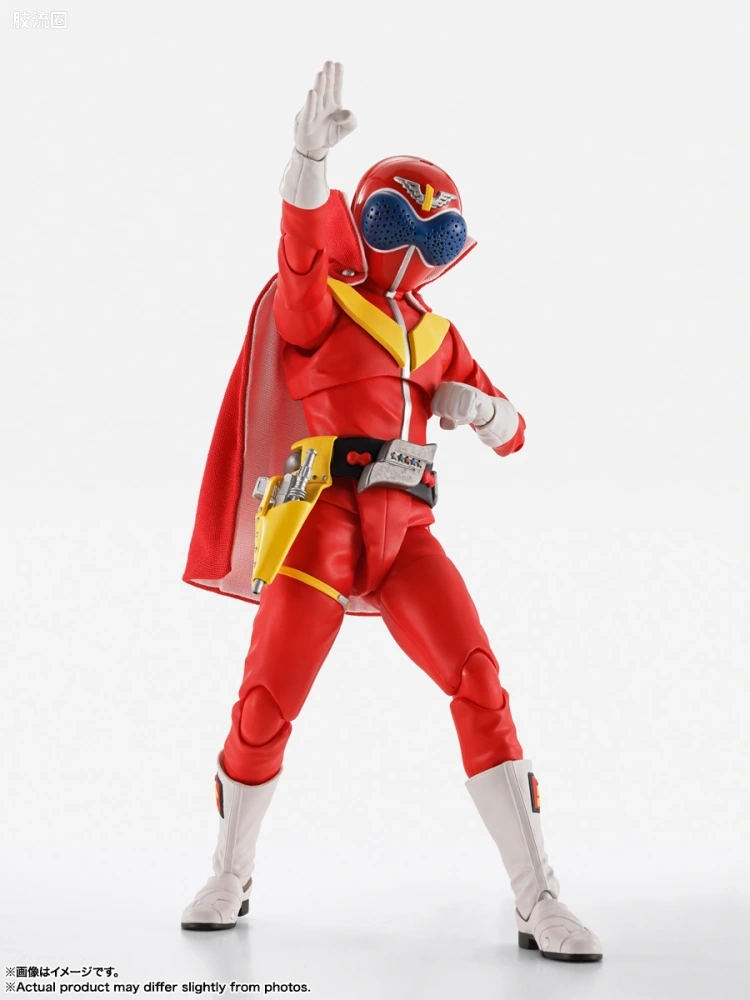SHF 真骨雕 超级战队系列 秘密战队 赤连者 超级战队50周年纪念Ver. (初回限定地台附属) - 图片