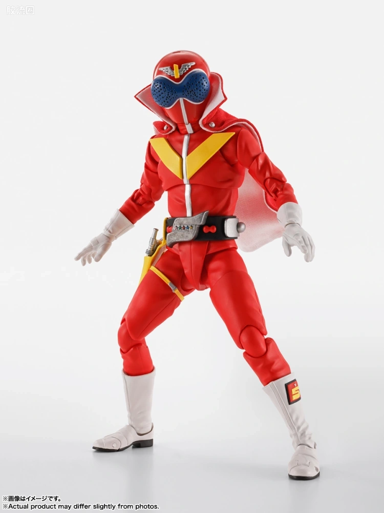 SHF 真骨雕 超级战队系列 秘密战队 赤连者 超级战队50周年纪念Ver. (初回限定地台附属) - 图片