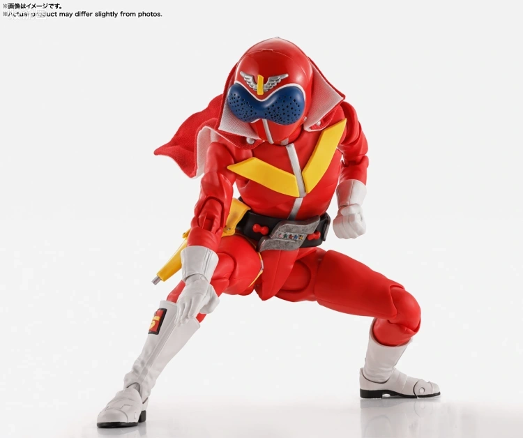 SHF 真骨雕 超级战队系列 秘密战队 赤连者 超级战队50周年纪念Ver. (初回限定地台附属) - 图片