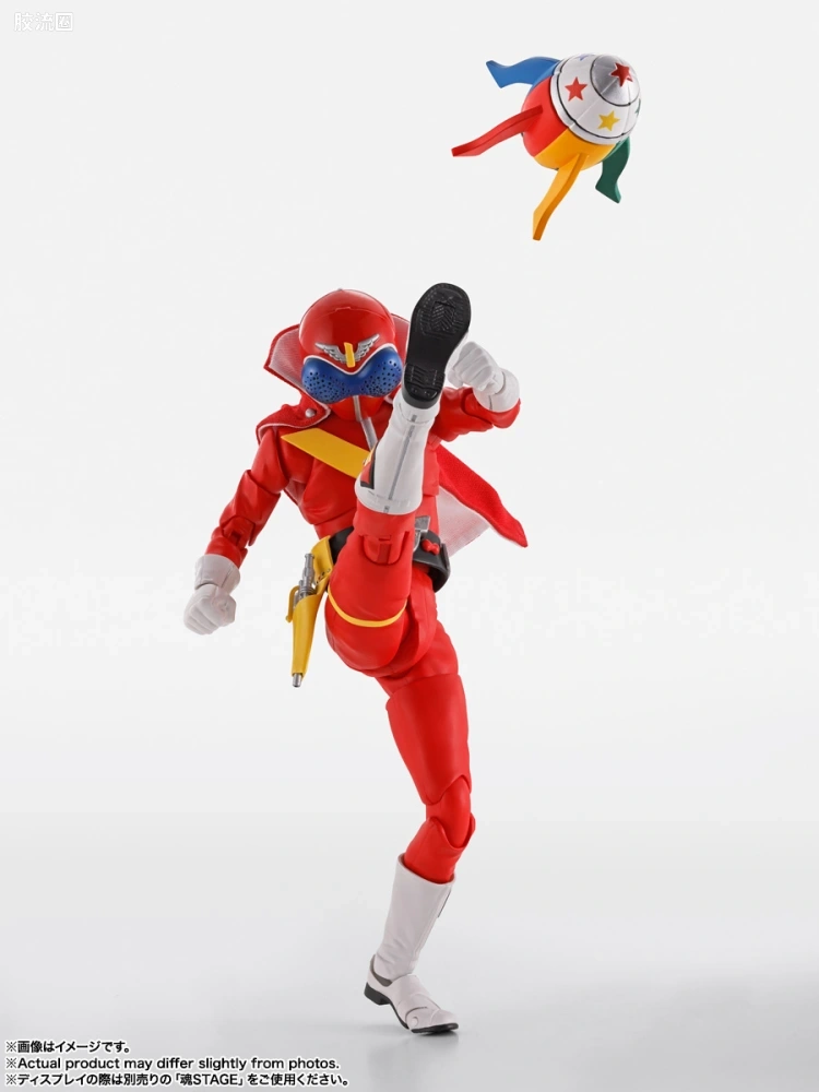 SHF 真骨雕 超级战队系列 秘密战队 赤连者 超级战队50周年纪念Ver. (初回限定地台附属) - 图片