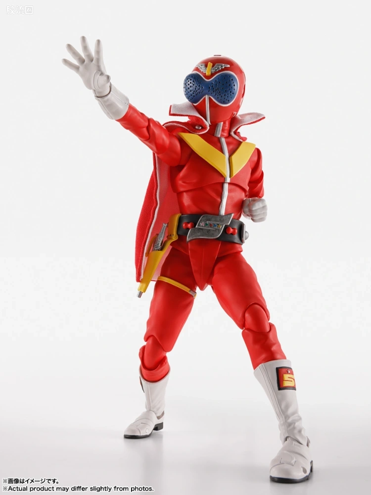 SHF 真骨雕 超级战队系列 秘密战队 赤连者 超级战队50周年纪念Ver. (初回限定地台附属) - 图片