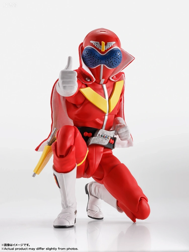 SHF 真骨雕 超级战队系列 秘密战队 赤连者 超级战队50周年纪念Ver. (初回限定地台附属) - 图片