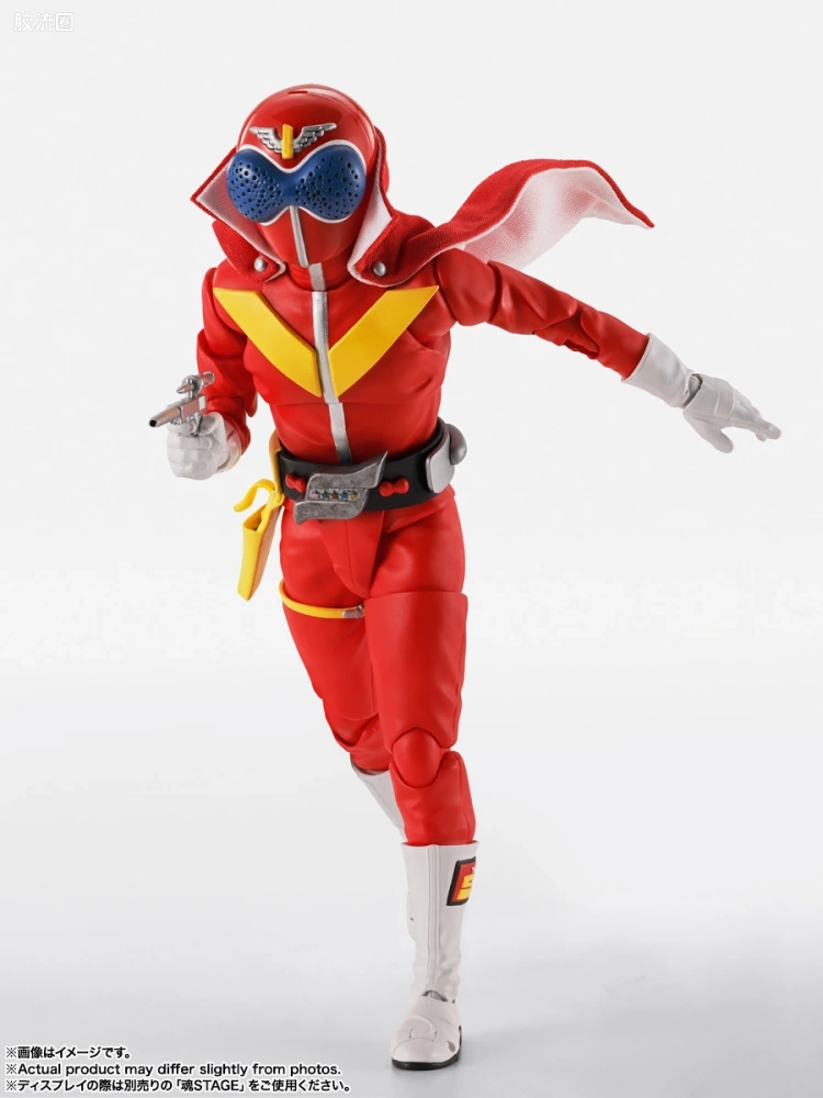 SHF 真骨雕 超级战队系列 秘密战队 赤连者 超级战队50周年纪念Ver. (初回限定地台附属) - 图片