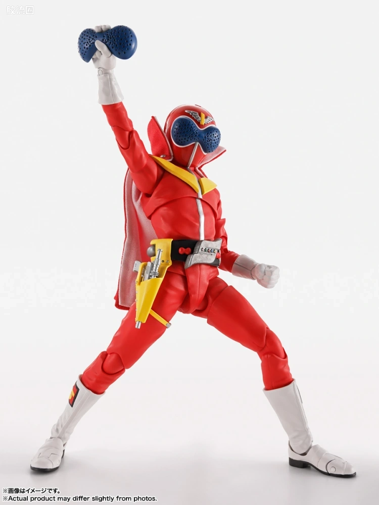 SHF 真骨雕 超级战队系列 秘密战队 赤连者 超级战队50周年纪念Ver. (初回限定地台附属) - 图片