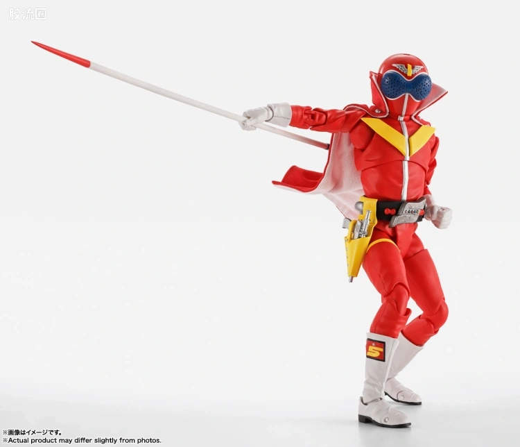 SHF 真骨雕 超级战队系列 秘密战队 赤连者 超级战队50周年纪念Ver. (初回限定地台附属) - 图片