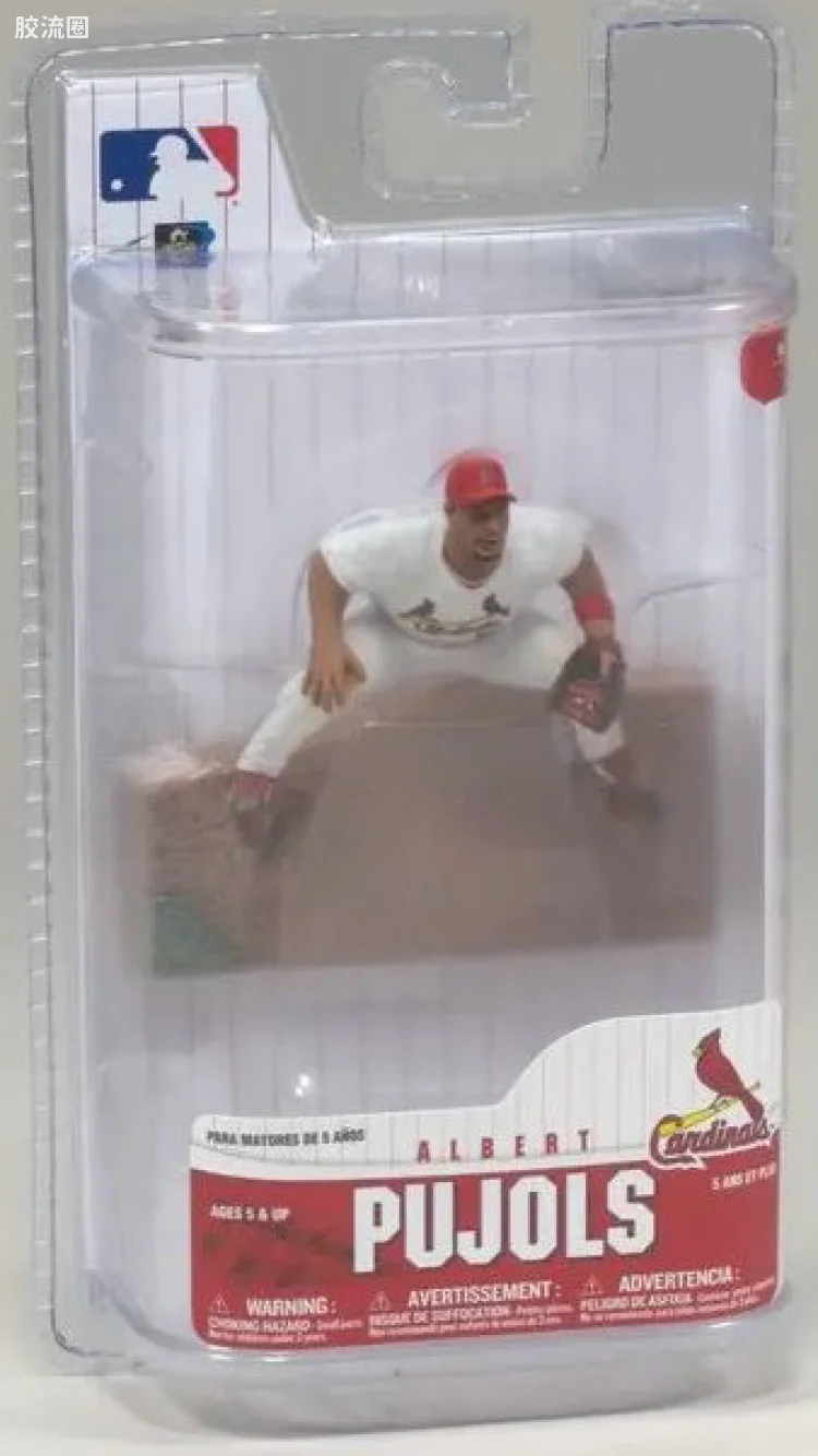麦克法兰MLB棒球系列玩具 3寸系列第6代 ALBERT PUJOLS 3