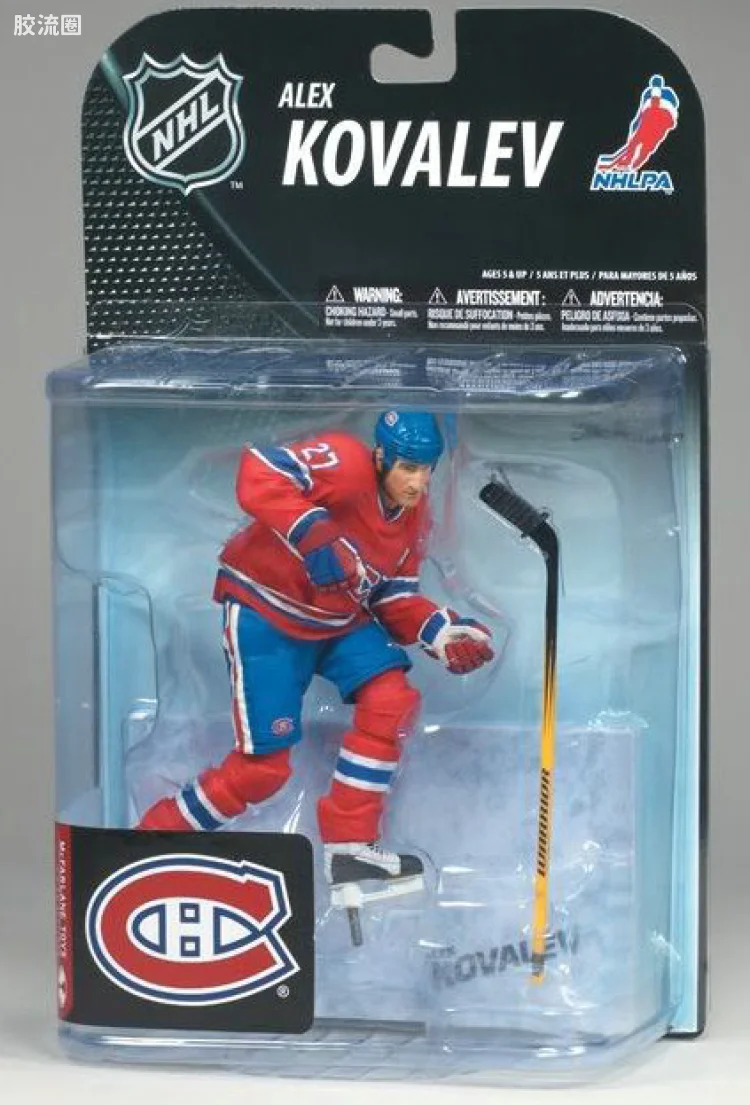 麦克法兰NHL冰球系列玩具 第19代 ALEX KOVALEV