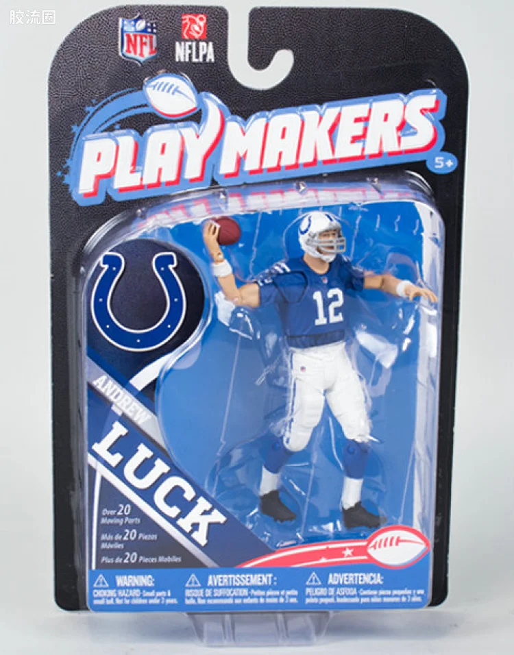 麦克法兰NFL美式足球系列玩具 PLAYMAKERS第4代 ANDREW LUCK