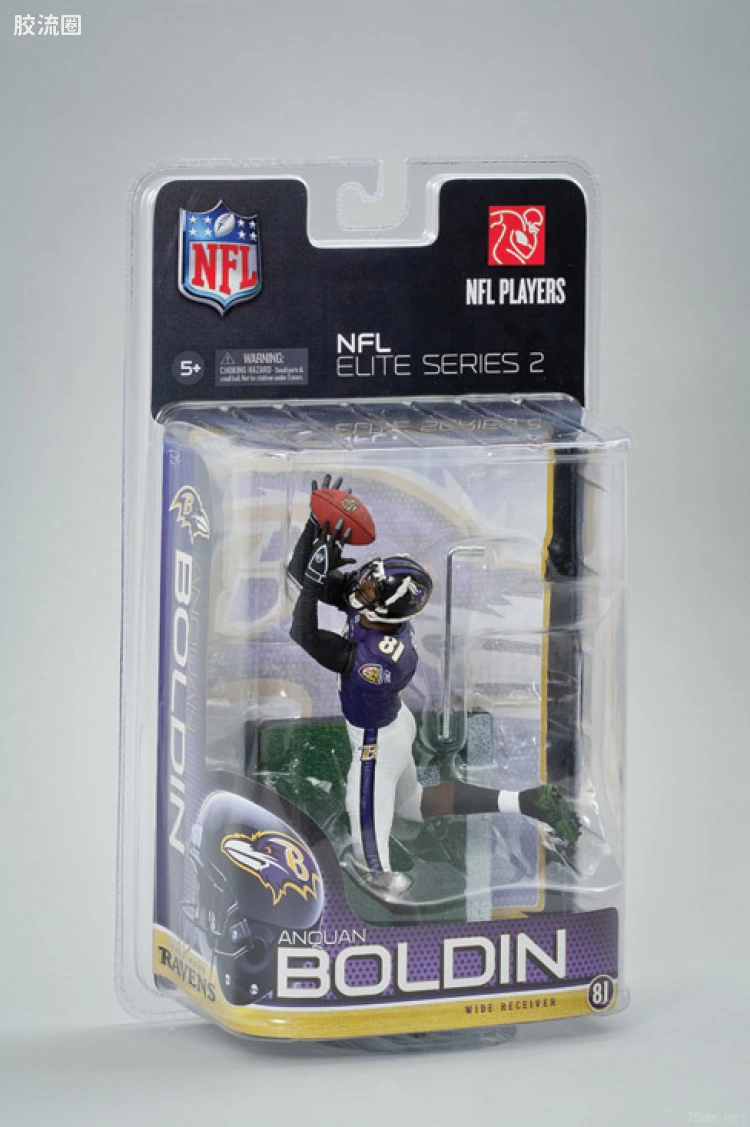 麦克法兰NFL美式足球系列玩具 ELITE第2代 ANQUAN BOLDIN