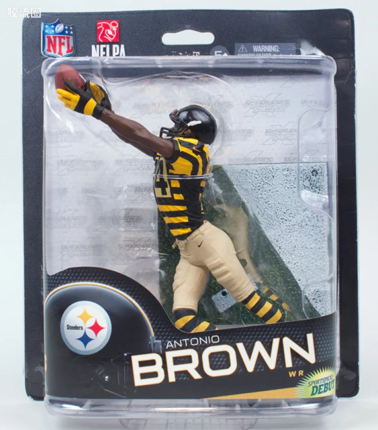 麦克法兰NFL美式足球系列玩具 特别版 ANTONIO BROWN EXCLUSIVE