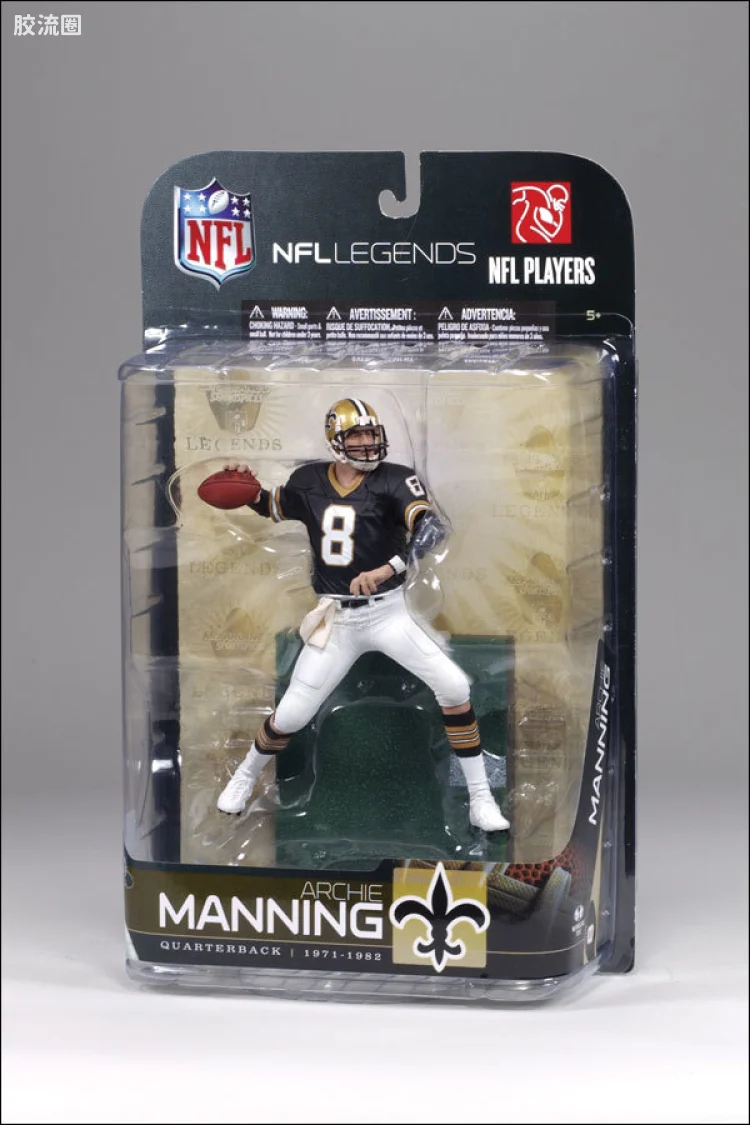 麦克法兰NFL美式足球系列玩具 传奇第5代 ARCHIE MANNING