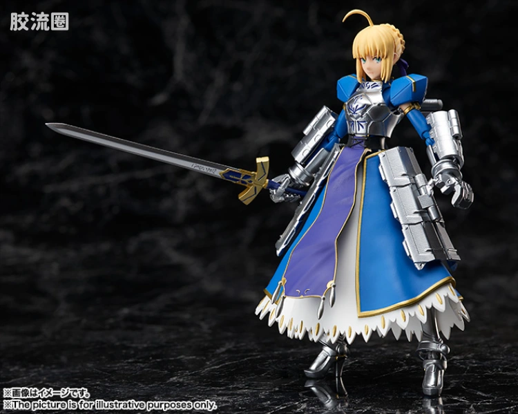 AGP 可动系列 Saber/阿尔托莉雅・潘德拉贡&変幻せし「誓约胜利之剑」 - 图片