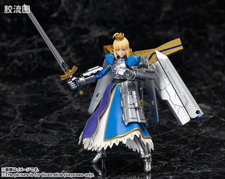 AGP 可动系列 Saber/阿尔托莉雅・潘德拉贡&変幻せし「誓约胜利之剑」 - 图片
