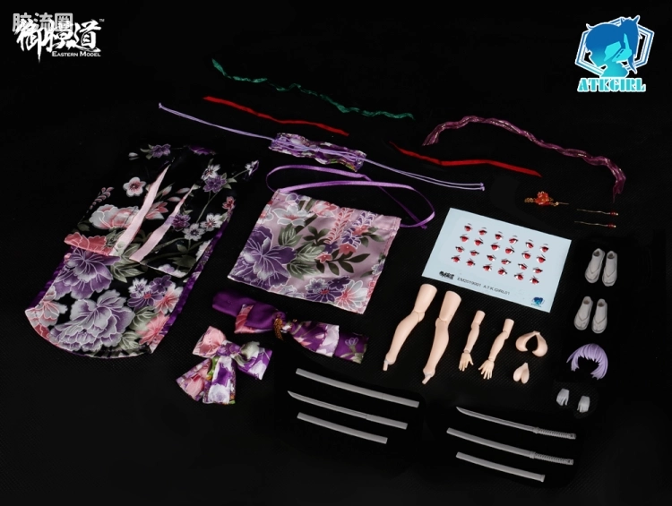 御模道A.T.K.GIRL 配件包 阿拉克涅/寄夜 和服配件包 - 图片