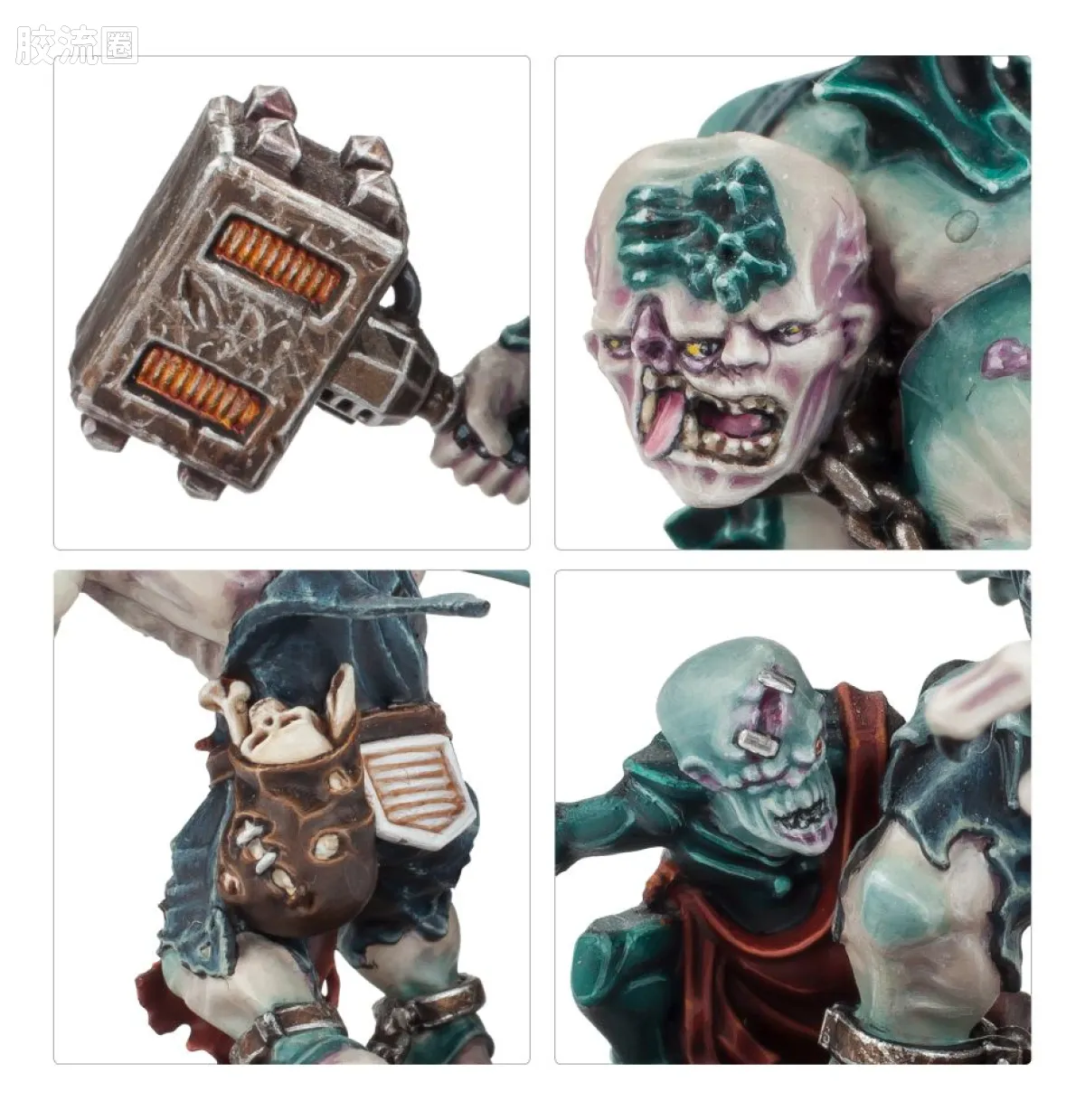 战锤40K Genestealer Cult 基因窃取者教派 8版 憎恶体 - 图片