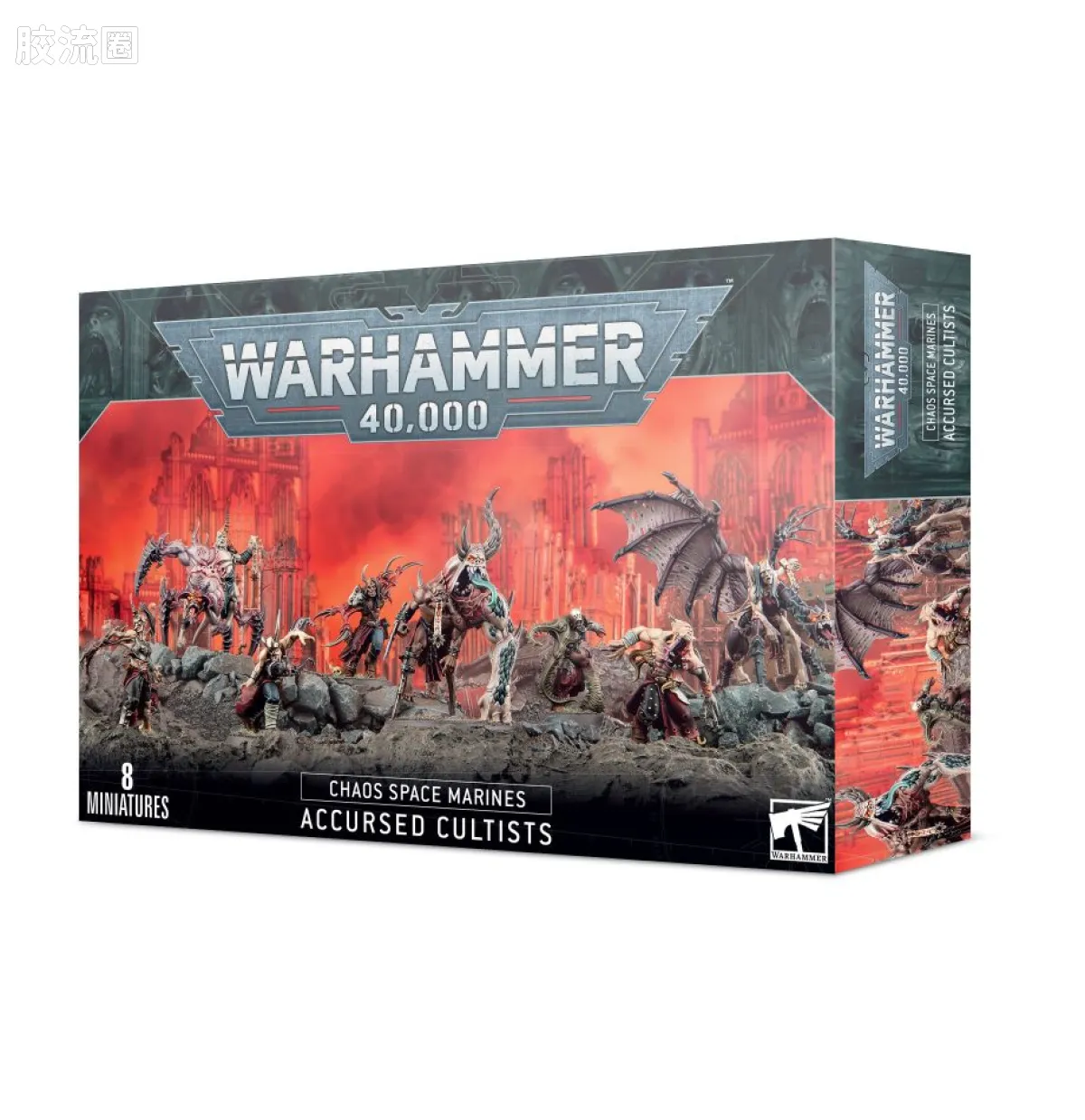 战锤40K Chaos Space Marines 混沌星际战士 9版 受诅教徒 - 图片